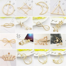 Fashion Gold Hairpin Women Girl Hair Clip Pin Barrette Clasp Accessories For Hair Buckle Women Girls Hairclip Headdress Headwear 2024 - buy cheap