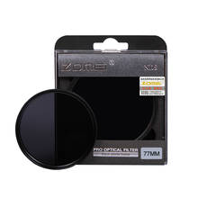 Профессиональный Zomei 72 мм ND ND2 ND4 ND8 фильтр нейтральной плотности фильтры densidade Neutra фильтр для цифровой зеркальной камеры Canon Nikon sony Камера объектив 2024 - купить недорого