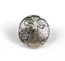 120PCS Tibetan silver flower round button beads A15358 2024 - buy cheap