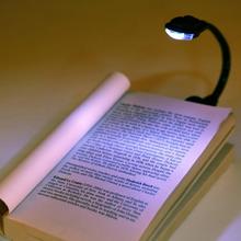 Портативный светодиодный светильник Настольная лампа в виде книги Настольная лампа мини гибкий зажим для книги Kindle для ноутбука Высокое качество 2024 - купить недорого