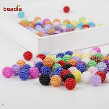 Dia 10mm 100Pcs/bag Multicolor Imitation Pearl Beads Round ABS Beads Fit Europe Beads Jewelry making Clothing Accessories 2024 - buy cheap