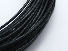 100 Yards Black Korean Waxed Cord String Thread 1mm for Bracelet Necklace 2024 - buy cheap