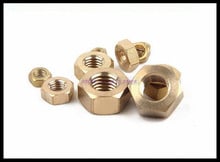 Metric Thread DIN934 M1.6 M2 M2.5 M3 M4 M5 M6 M8 M10 M12 M14 M16 M18 M20 Brass Hex Nut Hexagon Nut Screw Nut Brand New 2024 - buy cheap