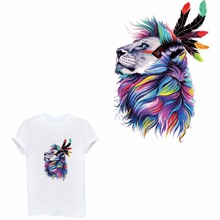 1Pc Lion DIY Patches T-shirt Press Heat Transfer Sticker Washable Iron On Appliques 2024 - buy cheap