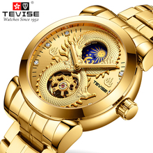 TEVISE Men's Watches Dragon Skeleton Automatic Watch Men Mechanical Watches Male Luxury Brand Sport Wristwatch Relogio Masculino 2024 - buy cheap