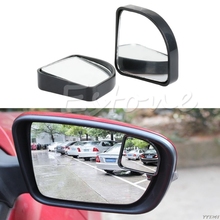 2Pcs Adjustable Black Side Rearview Blind Spot Rear View Auxiliary Mirror For Auto Car Replacement Parts Interior Mirrors 2019 2024 - buy cheap