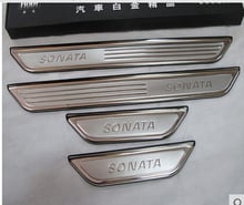 2010-2013 2014 for Hyundai  Sonata stainless steel threshold 4pcs/set Door sills 2024 - buy cheap