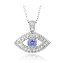 Evil Eye Necklace Pendant Lucky Jewelry For Women 925 sterling silver CZ Pendant NecklaceS Turkish Jewelry 2024 - buy cheap