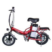 Электрический велосипед, складной электрический велосипед, изготовленный в красном корпусе из алюминиевого сплава с двухместным электрическим скутером, сертифицирован CE 2024 - купить недорого