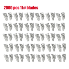 2000 pcs/lot 11# Utility Hobby knife blade Surgical knives blades Scalpel Carving Cutting blade PCB Repair Sharp Replace Blades 2024 - buy cheap