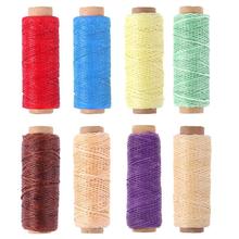 150D 50m Sewing Thread Wax Line DIY Handmade Wear-Proof Leather Sewing Flat Wax Thread DIY Craft Tool Sewing Threads 2024 - buy cheap