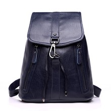 2019 Women Leather Backpacks High Quality Sac A Dos Female Backpacks For Girls Travel Bagpack Ladeis School Bags For Girls New 2024 - buy cheap