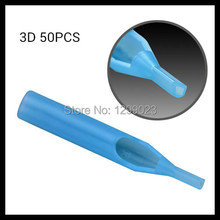 50PCS Sterile Disposable Plastic Tips Diamond Tips 3D,5D,8D,14D blue tattoo nozzle tube for Needles Tips for Grip for Tube 2024 - buy cheap