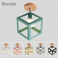 Nordic Ceiling Light Modern Industrial Ceiling Lamp Indoor Geometric Lighting Fixtures for Living Room Kitchen Bedroom Deco Lamp 2024 - buy cheap