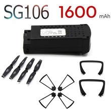 Original For SG106 1600mAh 3.7V Lipo Battery for RC Helicopter Drone Quadcopter Spare Parts 3.7v Rechargeable Battery SG-106 2024 - buy cheap