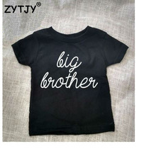 Big Brother Letras Imprimir camisa Dos Miúdos t camisa Da Menina do Menino Casual Crianças Roupa Da Criança Engraçado Top Tees Drop Ship Z-2 2024 - compre barato