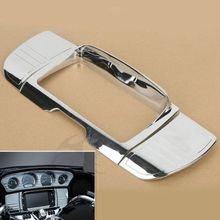 Motorcycle Tri Line Stereo Trim Gauge Fairing Cover For Harley Touring Street Glide FLHX Electra Glide 2014-Up 2024 - buy cheap