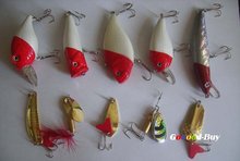 Fishing Minnow Spoon Pencil Lures Lure Baits/Tackly Hook  wholesaler set, 10PCS/Lot 2024 - buy cheap
