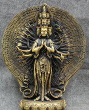 USPS a EE. UU. S1507 12 "Tíbet Budista de Bronce Puro 1000 Brazos Avalokitesvara Kwan-yin Estatua de Buda 2024 - compra barato