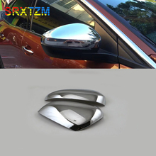 SRXTZM For Peugeot 3008 GT 2017-2018 ABS Chrome Side Door Rear View Reaview Mirror Case Cap Cover car styling Accessories 2pcs 2024 - buy cheap