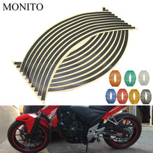Motorcycle Wheel Sticker Reflective Decals Rim Tape Strip For Honda MSX 125 CB650R CB125R XADV X ADV 750 X11 ST1300 Accessories 2024 - buy cheap