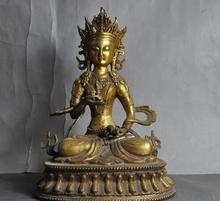 YM 306 11 "antiguo Tibet budismo vajrapani Vajrasattva pray Tara estatua de Buda 2024 - compra barato