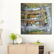 Abstract Pop Art Vintage Oil Painting on Canvas Posters and Prints Scandinavian Modern Nordic Wall Picture for Living Room Decor 2024 - buy cheap