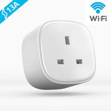 Умная штепсельная розетка TANGGOOD UK US WiFi, опциональный монитор энергии, работает с пультом дистанционного управления Alexa и Google Assistant для умного дома 2024 - купить недорого