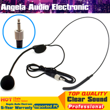 Headworn Headset Condenser Microphone 3.5mm Screw Lock Plug Microfone Microfono Mike For PC Wireless System Bodypack Transmitter 2024 - buy cheap