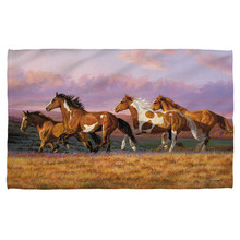 Classic Running Horses Shower Sports Towel Large Wildlife Art Painting Horse Beach Microfiber Bathroom Beach Towels 140X70 Gift 2024 - buy cheap