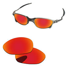 Огонь красный зеркальные поляризованные Сменные линзы для X Металл XX солнцезащитные очки X металлическая оправа 100% UVA & UVB защита 2024 - купить недорого