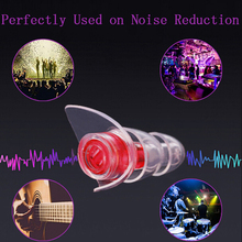 1 Pair Soft Ear Plugs Syringe Reusable Professional Music Earplugs Noise Reduction Ear Protection For Sleep DJ Bar Bands Sport 2024 - buy cheap