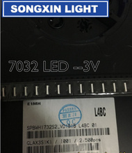 150 piezas de aplicación de TV LED, retroiluminación LED Edge, serie LED TS731A 0,5 W 3V 7032, luz LED blanca fría, retroiluminación de TV LCD para SAMSUNG 2024 - compra barato