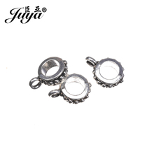 JUYA Pendant Clip Clasp Bail Spacer Beads for Jewelry Making 11x8mm 50pcs DIY Necklace Bracelet Crafts Charms Connector DA0011 2024 - buy cheap
