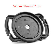 Camera Lens Cap keeper  52mm 58mm 67mm Universal Lens Cap Camera Buckle Lens Cap Holder Keeper 2024 - buy cheap