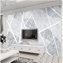 Papel de parede decorativo série norte da europa estilo contratado mármore grão abstrato geometria dourada tv fundo da parede 2024 - compre barato