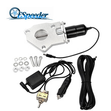 Kid de escape com cabeçalhos e tubulação elétrica espeeder 2.25, kit de corte, com interruptor da mão, peças de escape modificado para carro 2024 - compre barato