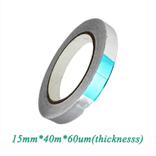 high quality 15MM*40M*0.06MM  High temperature metal aluminum foil tape aluminum foil adhesive tape 2024 - buy cheap