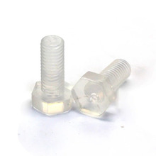 20pcs M6 Hex head Plastic transparent screw PC insulated screws Plastics bolt Acrylic bolts 8mm-50mm Length 2024 - buy cheap