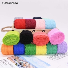 10m/lot 45mm Lace Ribbon Lace Trim Fabric DIY Embroidered for Sewing Accessories Gift Wrapping Wedding Craft African Lace Fabric 2024 - buy cheap