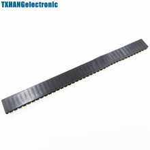 100PCS 40Pin 2.54mm  Single  Row Straight  Female Pin Header Strip PBC 2024 - buy cheap