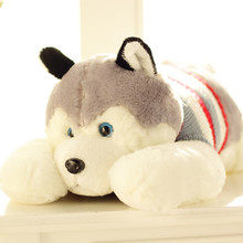 Special cute 1pc 50cm cartoon lying sweater Husky dog plush doll stuffed toy children novelty creative gift for girl 2024 - buy cheap