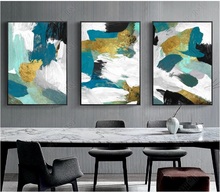 Póster al óleo abstracto y moderno chino, lienzo impreso, cuadros de pared modulares para sala de estar, arte de pared, decoración del hogar, sin marco 2024 - compra barato