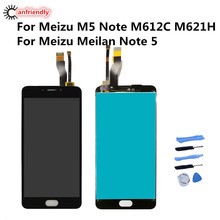 Para meizu m5 nota m612c m621h display lcd + substituição da tela de toque digitador assembléia painel para meizu meilan nota 5 reparo do telefone 2024 - compre barato