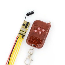 Mini interruptor de controle remoto, dc5v-12v, micro 4ch receptor, transmissor, tamanho pequeno, 3v, 3.7v, 4.5v, 5v, 6v, 9v, 12v