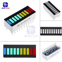 5PCS LED Display Module 10 Segment Bargraph Light Display Module Bar Graph Ultra Bright Red Yellow Green Blue 4 Color Available 2024 - buy cheap