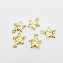 30pcs/lot New Charms 12.5*15mm Gold Color Zinc Alloy I Love you Letters Stars Charm Pendant For Handmade 2024 - buy cheap