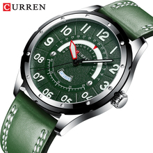 Curren relógio de pulso de quartzo masculino, relógio de marca superior impermeável com data para homens de couro 2024 - compre barato