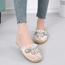 AARDIMI Plus Szie 35-43 Crystals Women Espadrilles Shallow Slip On Female Flats Shoes Casual Rhinestone Solid Women's Loafers 2024 - buy cheap