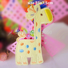 New arrival 10 pcs cute giraffe Embroidered patches iron on cartoon Motif Applique KQ embroidery accessory 2024 - buy cheap